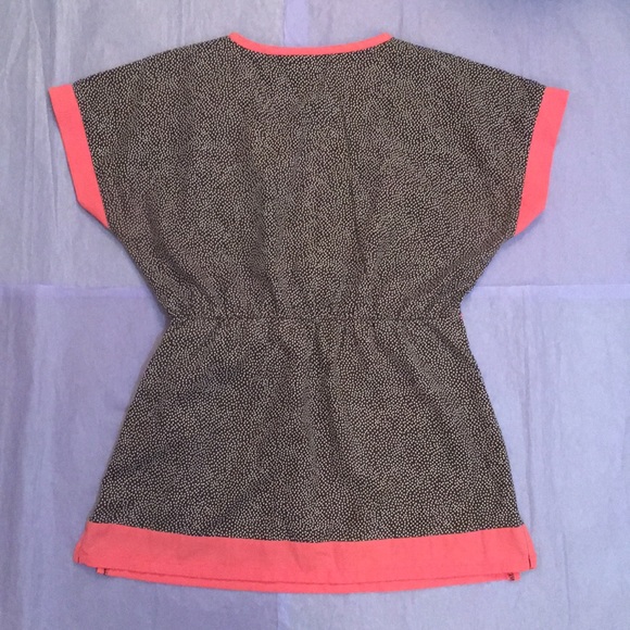 Los Angeles Rose Dots Scrub Top Size X-Small - Picture 2 of 2